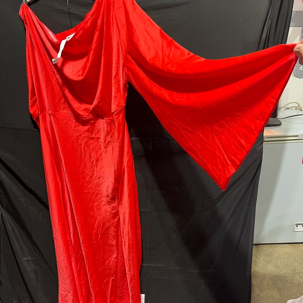 ASOS Red One Shoulder Dress